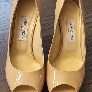 Jimmy Choo nude heels, sz 40 (10)